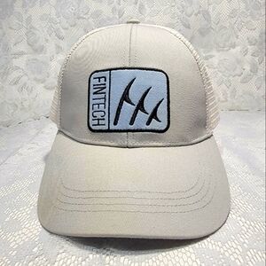 FINTECH Men's Glacier Gray Cotton Baseball Cap One Size Fit Most Adjustable Hat